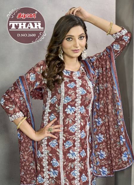 Thar 2600 By Bipson Pure Cotton Dress Material Wholesale Market In Surat Catalog